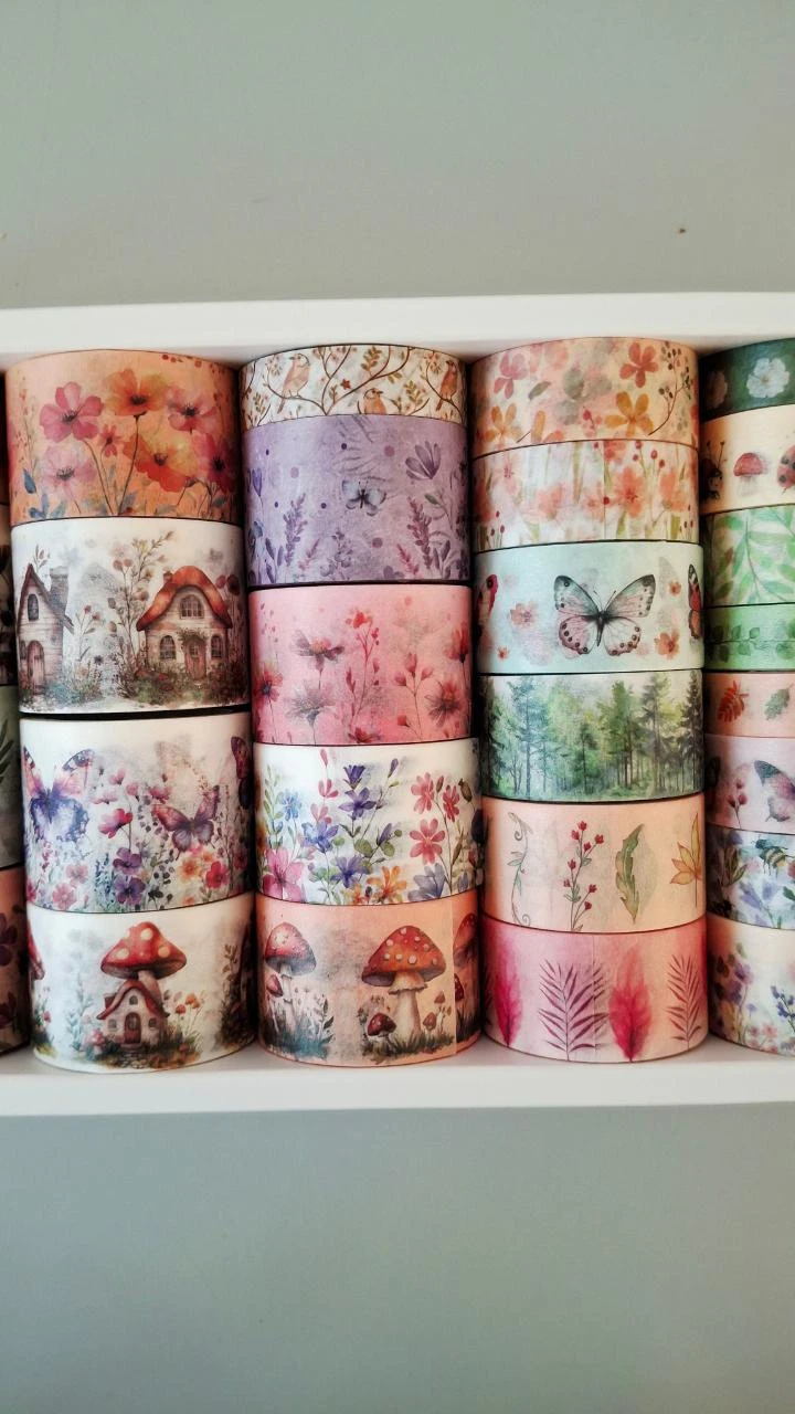 Conjunto de 27 rollos de cintas Washi Natureza – photo 3